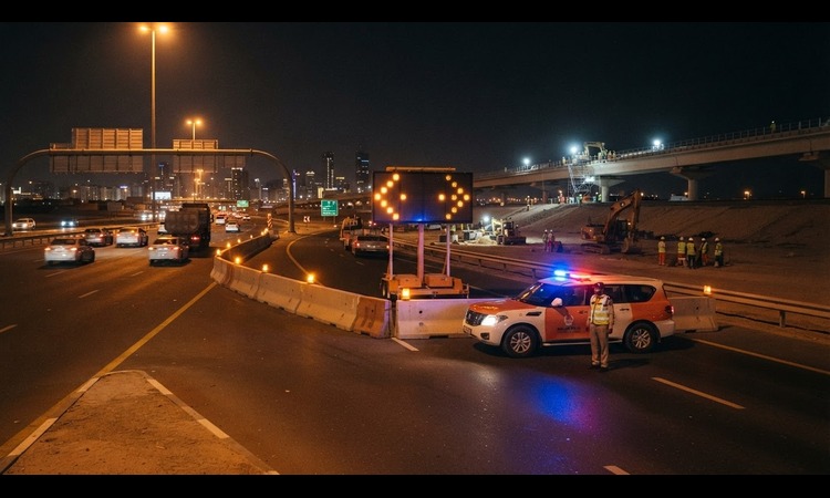 Sharjah Announces Emirates Road Closure for Etihad Rail Construction Works